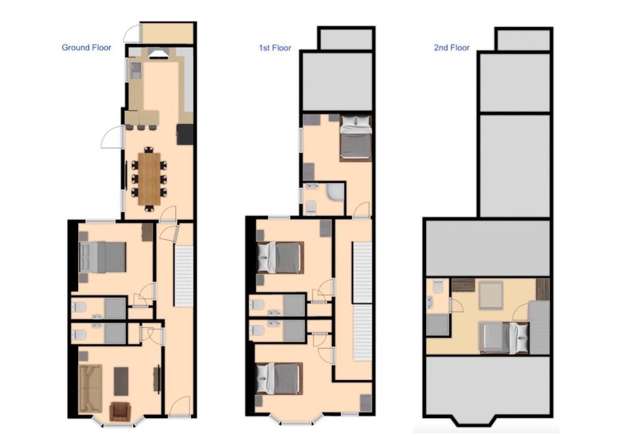 Central 5 Bedroom Townhouse Perfectly Located 2 Mins Walk From The Train Station تشيستر المظهر الخارجي الصورة